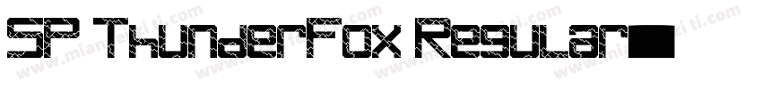 SP ThunderFox Regular字体转换